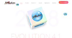 Desktop Screenshot of evolution.it