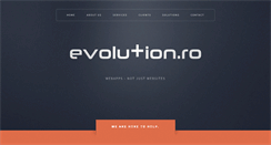 Desktop Screenshot of evolution.ro