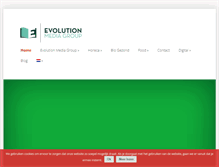 Tablet Screenshot of evolution.be