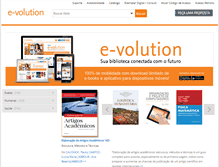 Tablet Screenshot of evolution.com.br